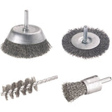 Vlce Wolfcraft Wire Bruct Set With Round Shaft 4-Piece 2133000