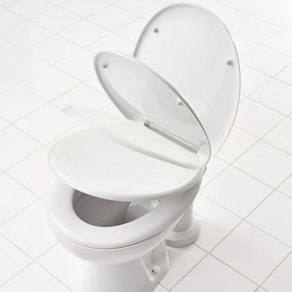 Ridder Ridder Toilettengläser Weich-Close Premium White A0070700