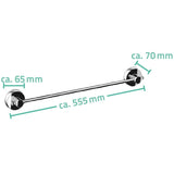 Ridder brisača palica 55,5x7x6,5 cm Chrome 12120000