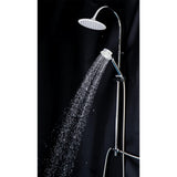 Knight Rain Duschset Cannes Chrom -gelenkt