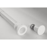 Růžkový záclon ROD Teleskopický 70-115 cm White 55101