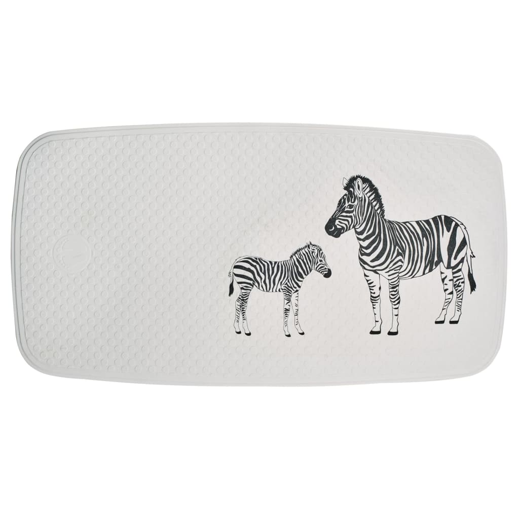 Ridder Badmat Zebra 38x72 cm hvid og sort