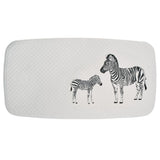 Ridder Badmat Zebra 38x72 cm hvid og sort