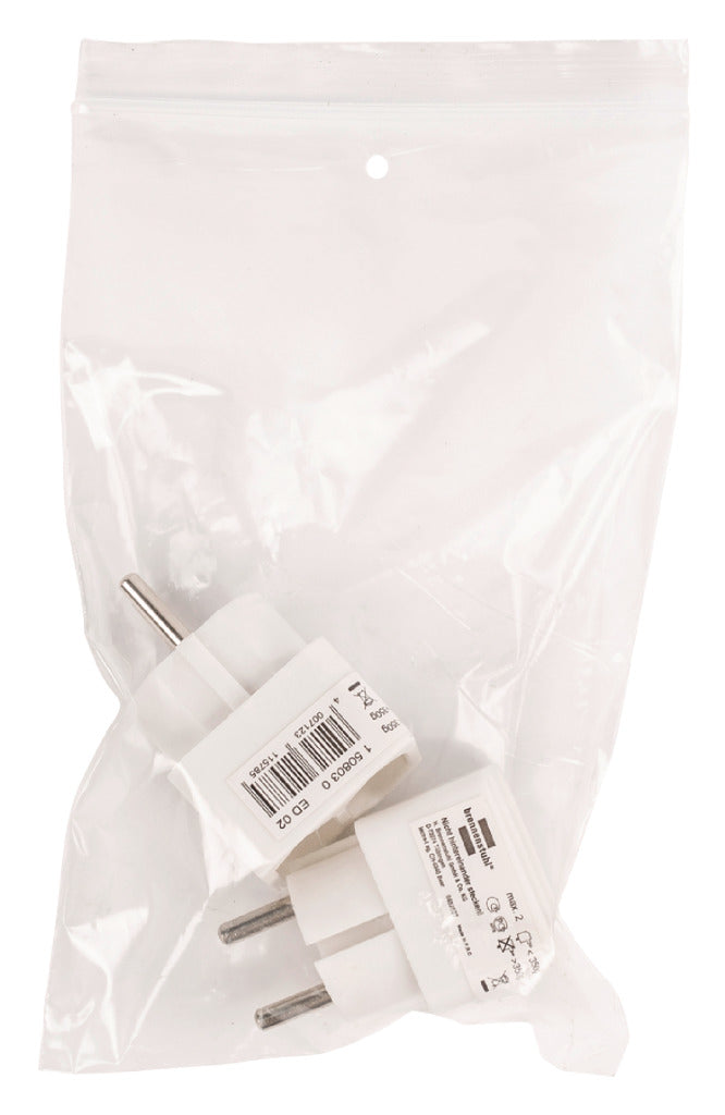 Brennenstuhl BN-1508030 SPECT SPITTER 2 x euros white