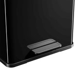 Hailo Öko Duo Plus Pedal Bin 17x9L sort