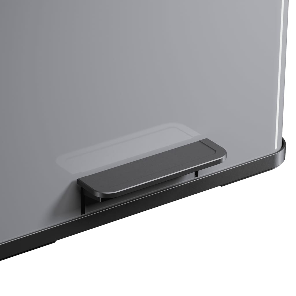 Hailo Öko Trioplus Pedal Bin 3x9l Metallic Grey