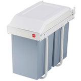 Hailo eingebaute Abfallbehälter Multi-Box Duo Größe L 2x14 L Crème 3659-001