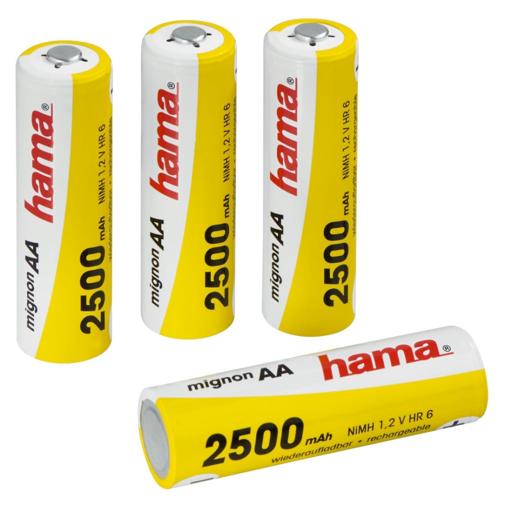 Batería NIMH recargable de Hama 4xaa 2500mAh