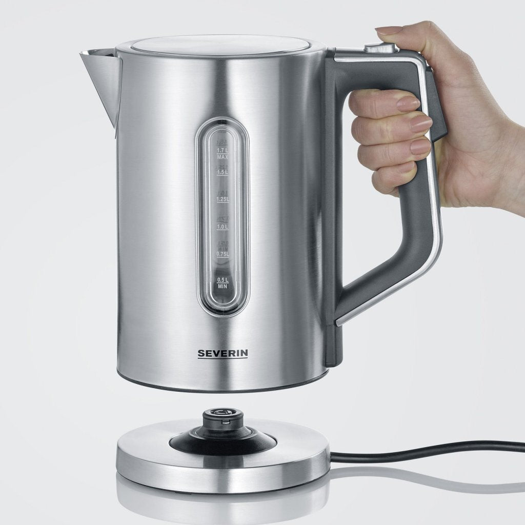 Severin WK3418 Konvice 1,7 l 3000W z nerezové oceli černá