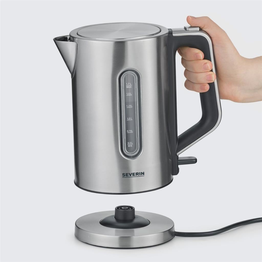 Severin WK3402 Kettle 1,7L 2400W Rustfrit stål