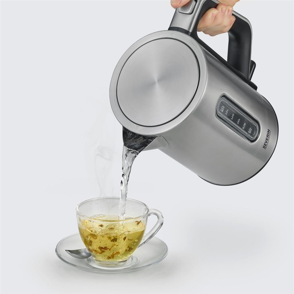 Severin WK3402 Kettle 1,7L 2400W Rustfrit stål