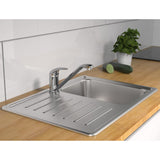 Schütte Schütte Eenknops Mixer Albatros Chrome -Colored