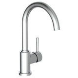 Schütte Schütte Eenknops Mixer mit Round Spout Unicorn Chrom -Colored