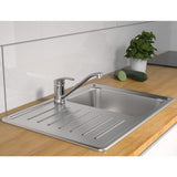 Schütte Schütte One -Kutton Mixer Cellino Low Pressure Chrome -färgad