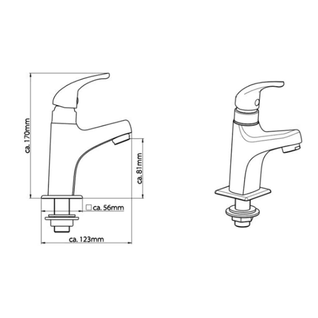Schütte Schütte kaldt vann Tap vico krom