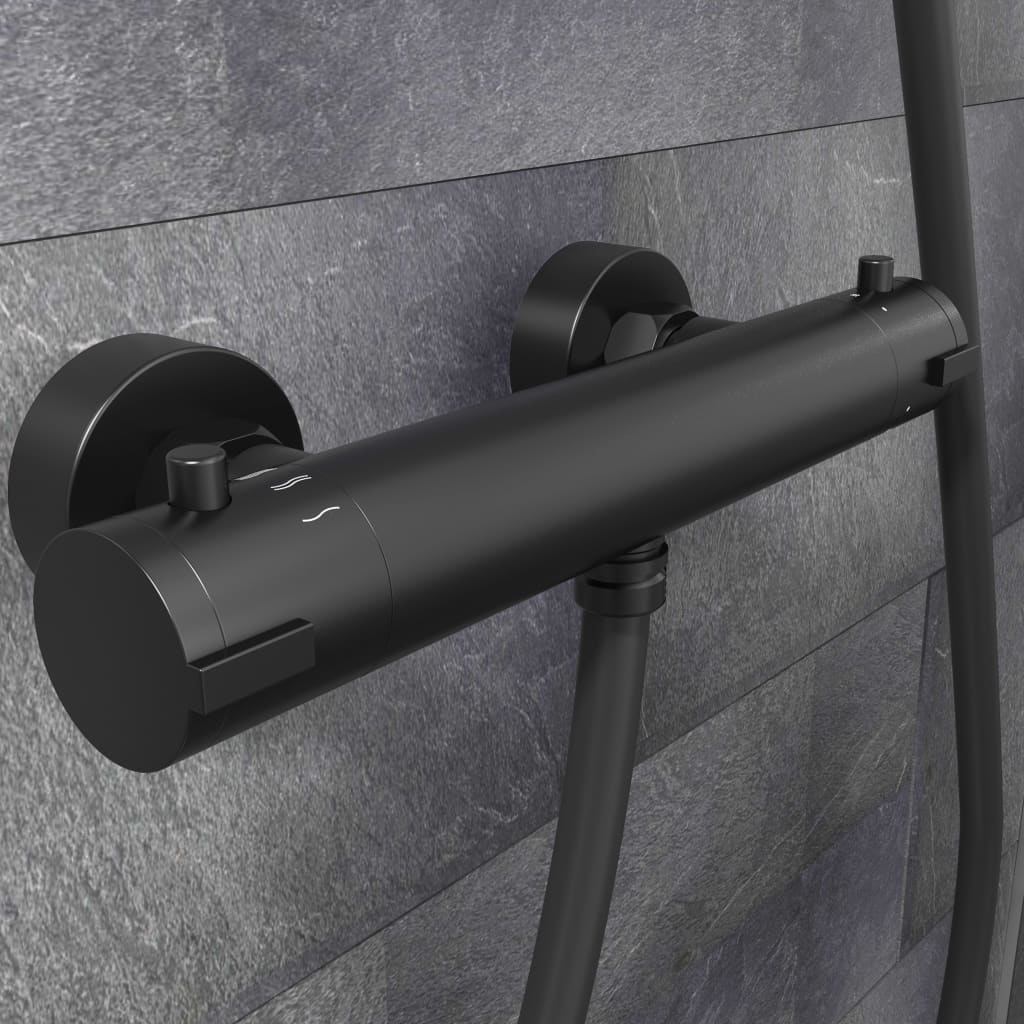 Schutte Schütte Shower Mixer London Termostatic 5,5 cm matně černá