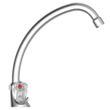 Schütte schütte lavabos de lavabo mélangé à deux boutons chrome brillant -colored