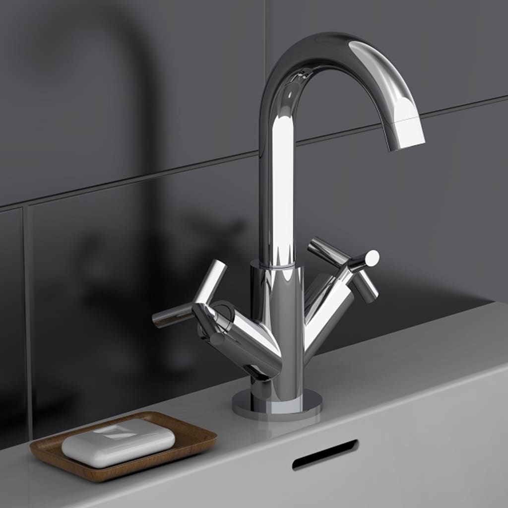 Schütte Schütte Washbasin Mixed Crane Two -buttons Eliot Chrome -colored
