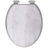 Sedile del bagno Schütte con MDF in legno leggero con chiusura morbida