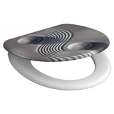 Schütte toilet seat with soft-close yin yang