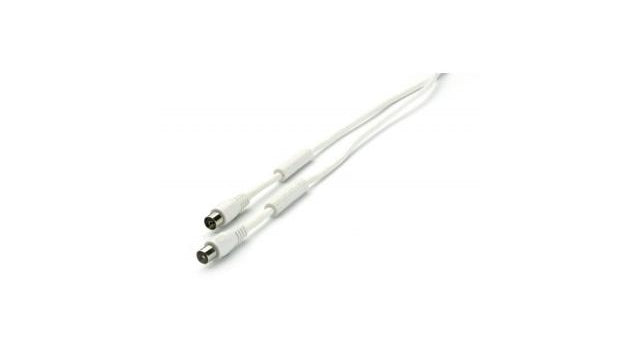 Vivanco 43049 TV Radio Antenna Cable 5 M with Ferrite Core