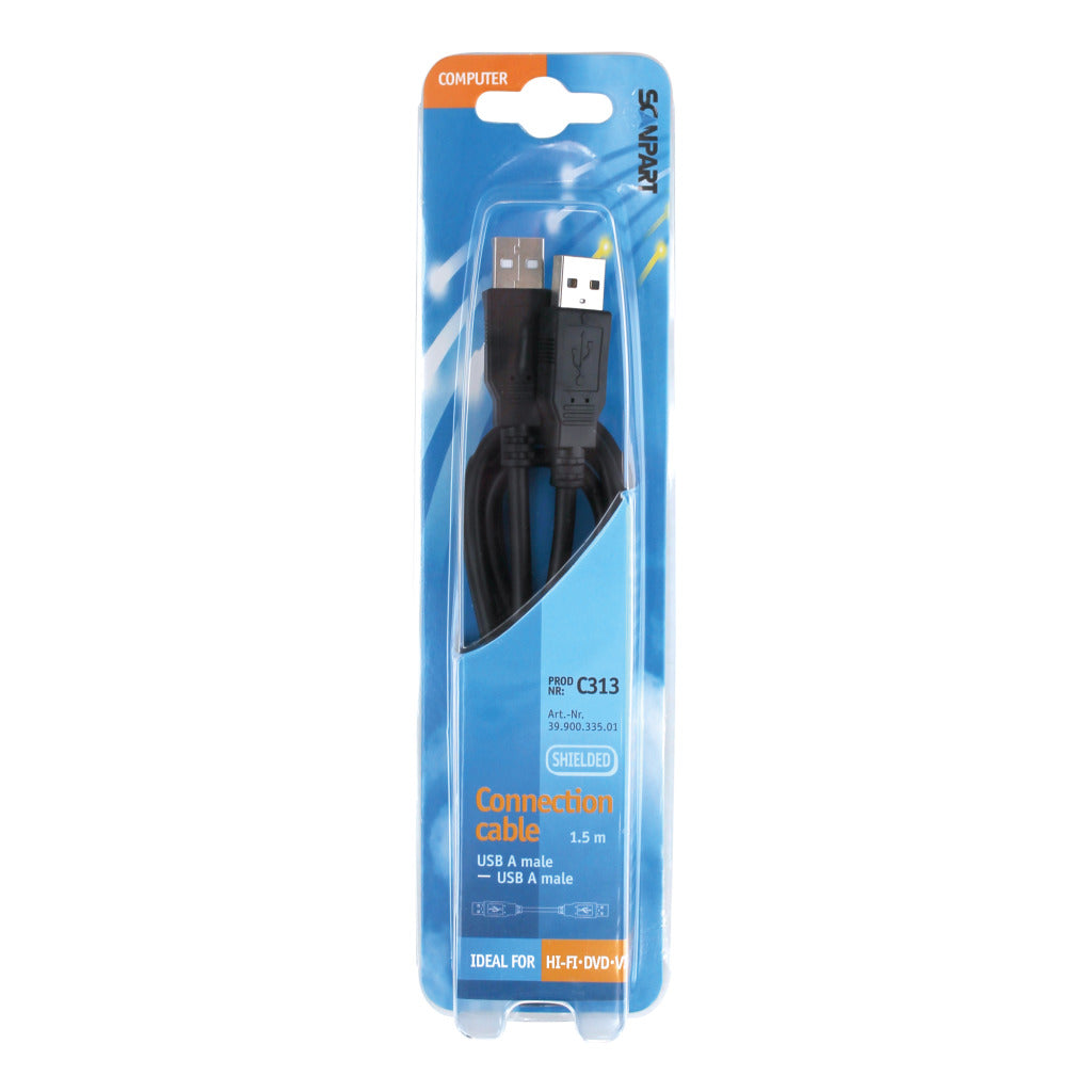 Scanpart C313 USB Kabel A (M) -A (M) 1,5m