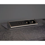 Schütte Socket built -in double E2 Black