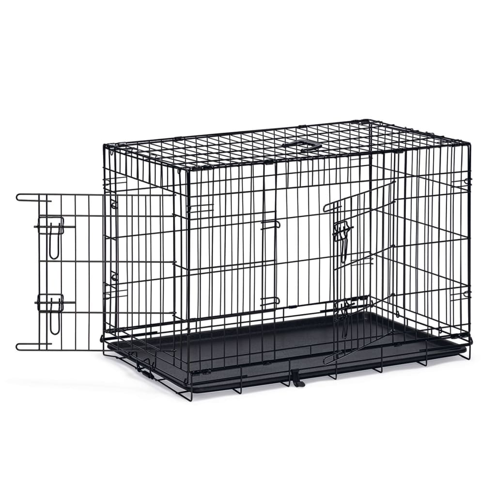 Karlie Dog Bank s 2 dveřmi 92x57x63 cm černá