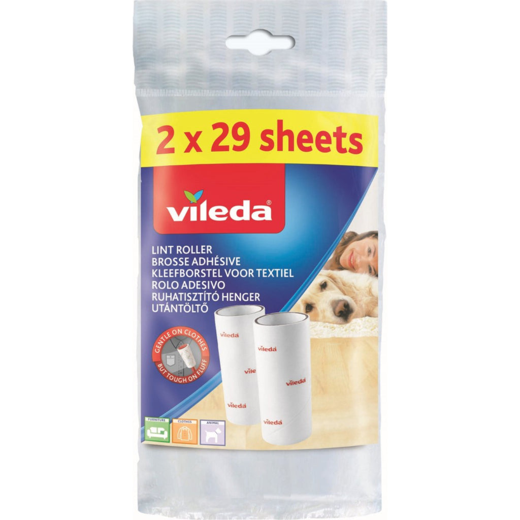 Vileda replacement adhesive brush 2x29 sheets