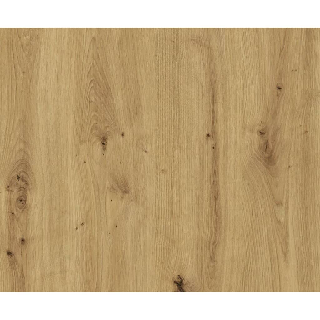 FMD Lustro ścienne z półką 54,5x13,5x67,5 cm dębu rzemieślniczego