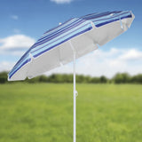 Ahoj ahoj Strandparasol 200 cm pruhované modré