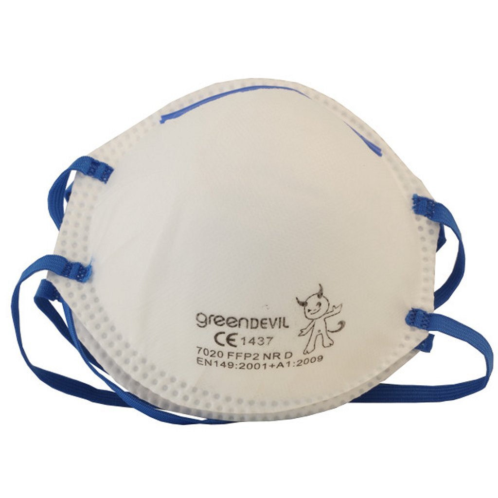 Connex FFP2 Dust Masches 2 pezzi di blu bianco