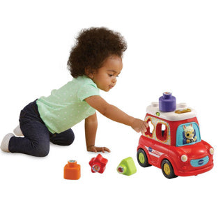 Vtech Cheerful Shape Car 25 cm Rojo de 5 piezas