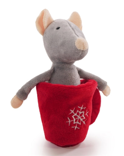 Rosenholzmaus in Tee Tasse Plüsch