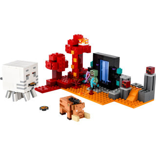 Lego Lego Minecraft 21255 přepadl na portálu v Nether
