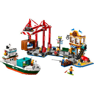 Lego Lego City 60422 Port ze statkiem towarowym