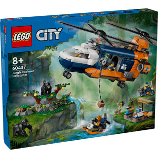 LEGO LEGO CITY 60437 Ricercatori della giungla: elicottero alla base