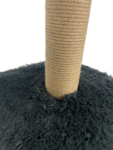 Foeiii scratching pole plush black