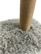 Feeiii scratching pole plush light gray