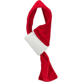 Trixie Xmas šal Velvet izgleda rdeče belo