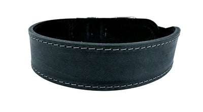 Chien de col sazzz boho anthracite en cuir vintage