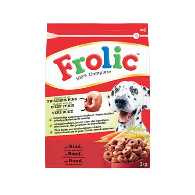 Frolic dry with beef