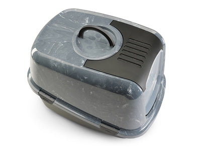 SAVIC KATTENBAK NESTOR Jumbo Marble Grey Black