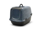 SAVIC KATTENBAK NESTOR Jumbo Marble Grey Black