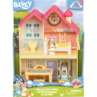 Moose Spillsaachen Bluey Mini Speelhuis mat Miwwelen a Spillfigur