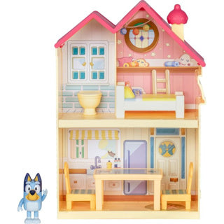 Moose Spillsaachen Bluey Mini Speelhuis mat Miwwelen a Spillfigur