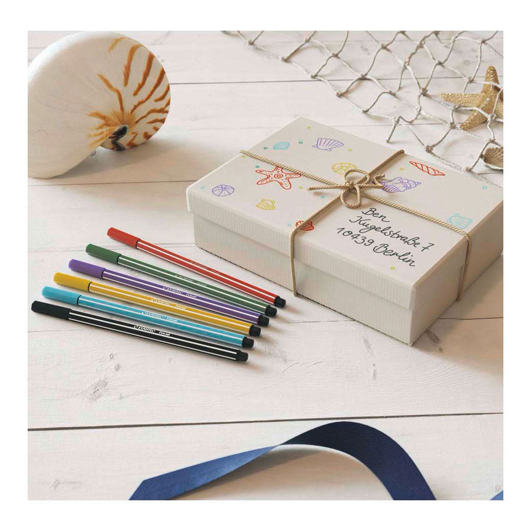 Stabilo Pen 68 - Filztip Stift - mittelkaltes Grau (68 95)