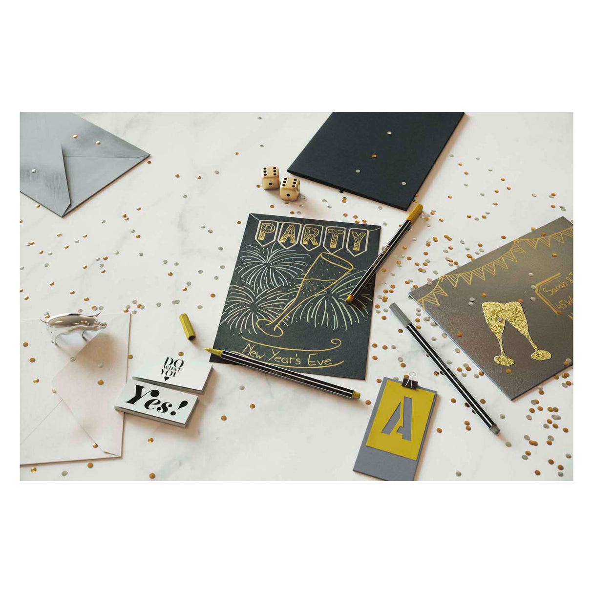 Stabilo Viltstift - Metallic Gold (68 810)