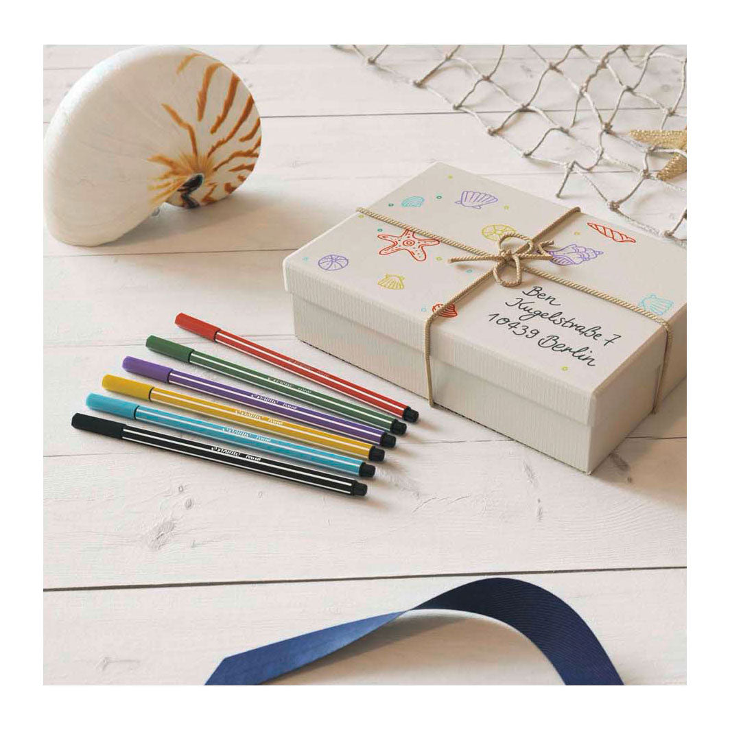 Stabilo Pen 68 - Filz -Tip -Stift - Citroen Geel (68 24)