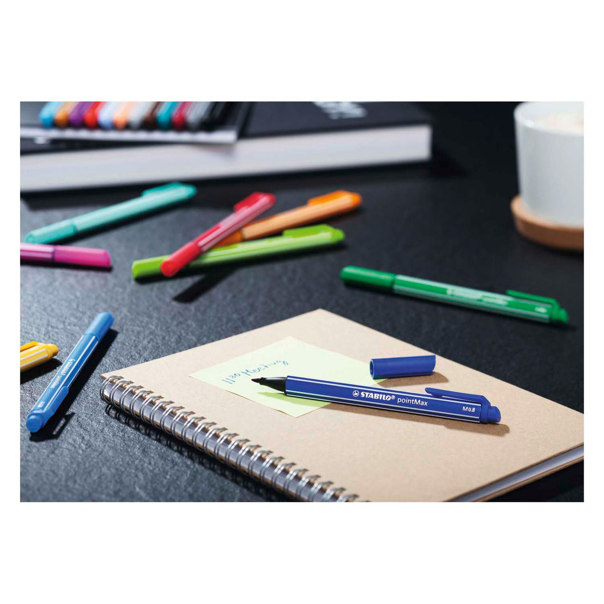 Stabilo Pointmax - Hardtip Fineliner 0,8 mm - Türkis
